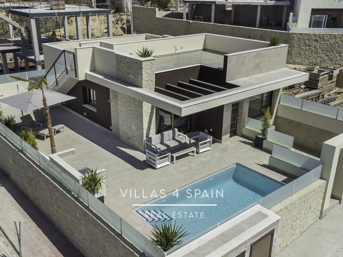 Resale - 3 Bedroom Bungalow with Private Pool and Roof Terrace - azahar model - c.costa brava - Alicante Resale - 3 Bedroom Bungalow with Private Pool and Roof Terrace - azahar model - c.costa brava - Alicante