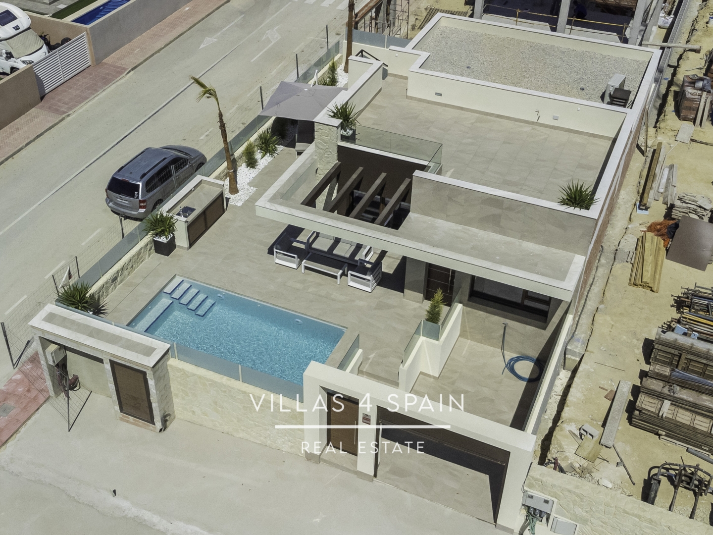 Resale - 3 Bedroom Bungalow with Private Pool and Roof Terrace - azahar model - c.costa brava - Alicante Resale - 3 Bedroom Bungalow with Private Pool and Roof Terrace - azahar model - c.costa brava - Alicante