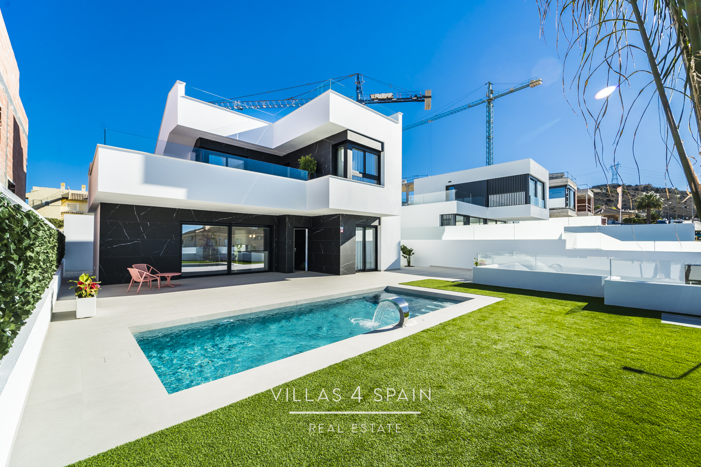 New Build - 3 Bedroom 3 Bathroom New build villa with private pool and parking - calle onix - Alicante New Build - 3 Bedroom 3 Bathroom New build villa with private pool and parking - calle onix - Alicante