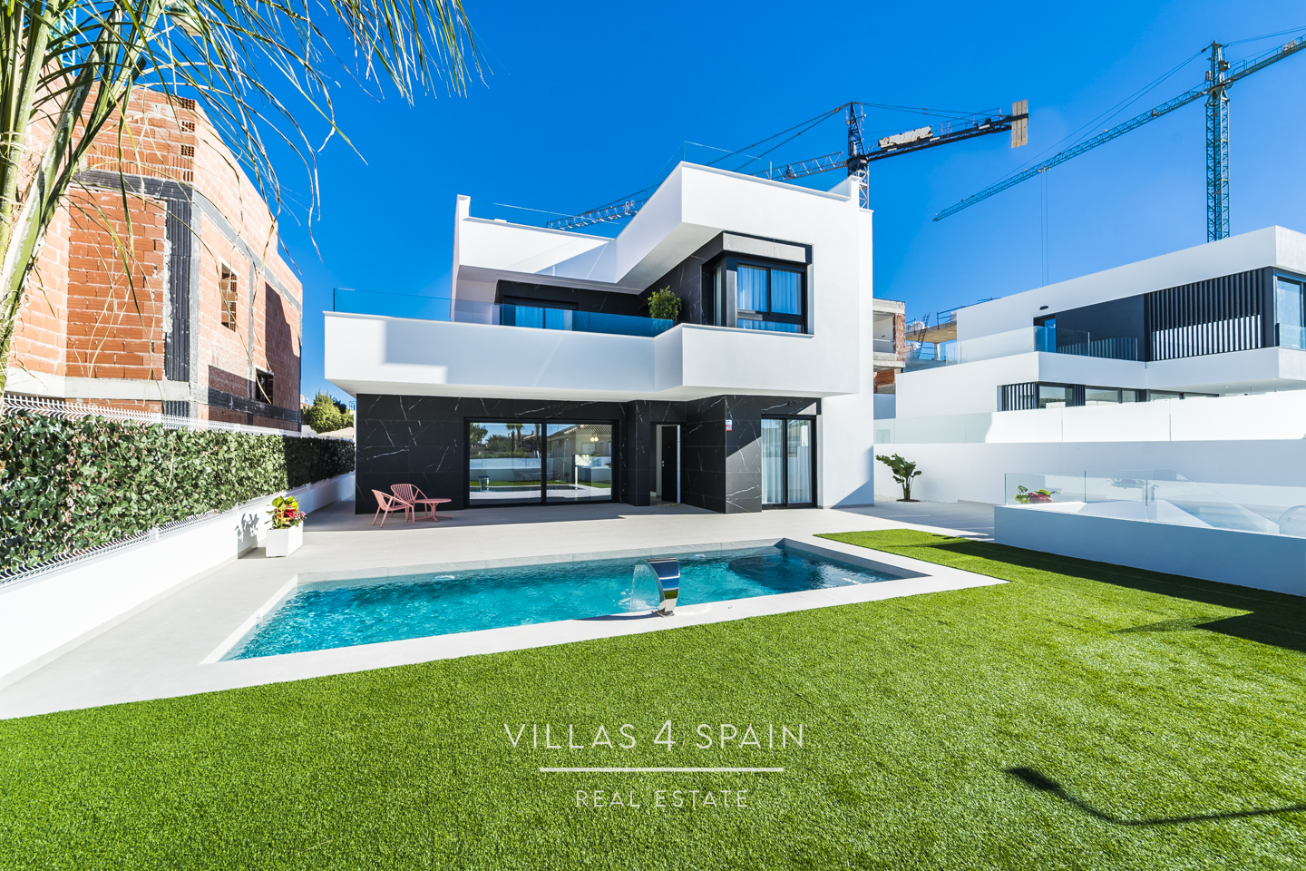 New Build - 3 Bedroom 3 Bathroom New build villa with private pool and parking - calle onix - Alicante New Build - 3 Bedroom 3 Bathroom New build villa with private pool and parking - calle onix - Alicante