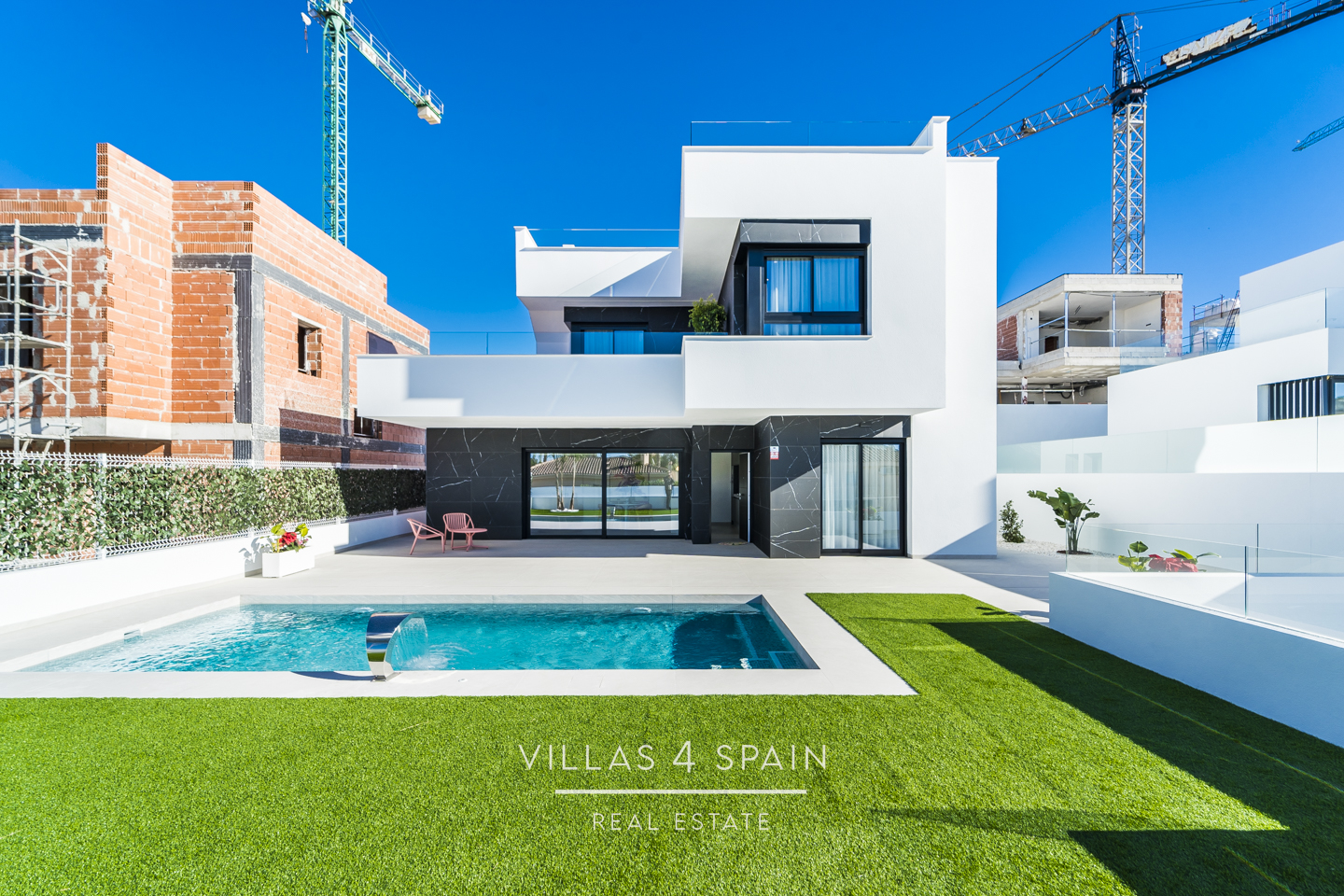 New Build - 3 Bedroom 3 Bathroom New build villa with private pool and parking - calle onix - Alicante New Build - 3 Bedroom 3 Bathroom New build villa with private pool and parking - calle onix - Alicante