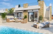 V4S2672, 3 Bedroom 2 Bathroom new build villa with private pool and parking 