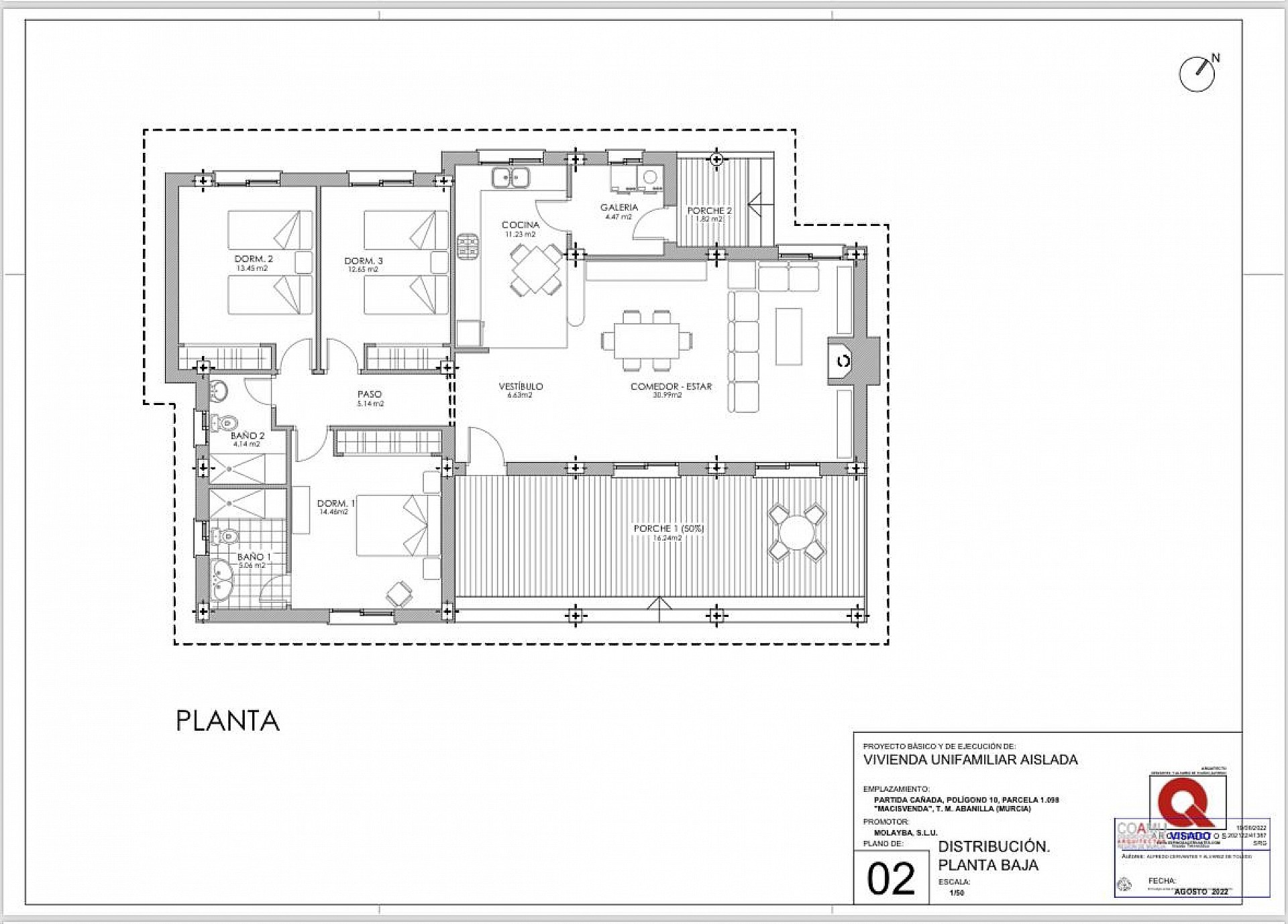 Resale - 3 Bedroom 2 Bathroom Villa in Canada del Trigo - - Murcia Resale - 3 Bedroom 2 Bathroom Villa in Canada del Trigo - - Murcia