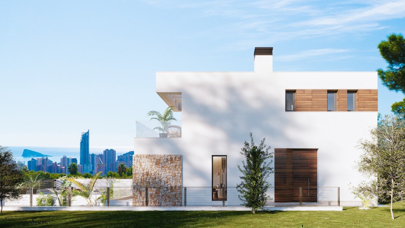 New Build - 4 Bedroom 4 Bathroom villa in Finestrat - Sierra Cortina - Alicante New Build - 4 Bedroom 4 Bathroom villa in Finestrat - Sierra Cortina - Alicante