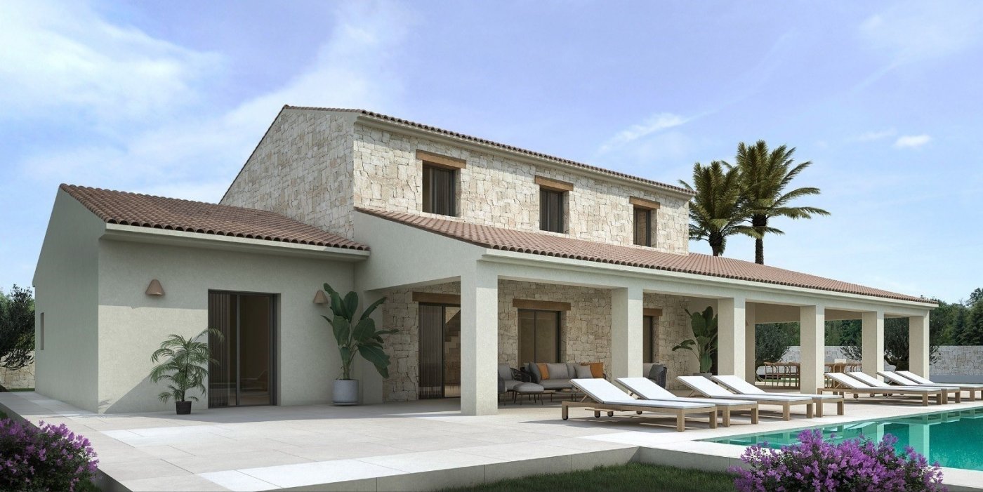 New Build - 4 Bedroom 4 Bathroom villa in Moraira_Teulada - Fustera - Alicante New Build - 4 Bedroom 4 Bathroom villa in Moraira_Teulada - Fustera - Alicante