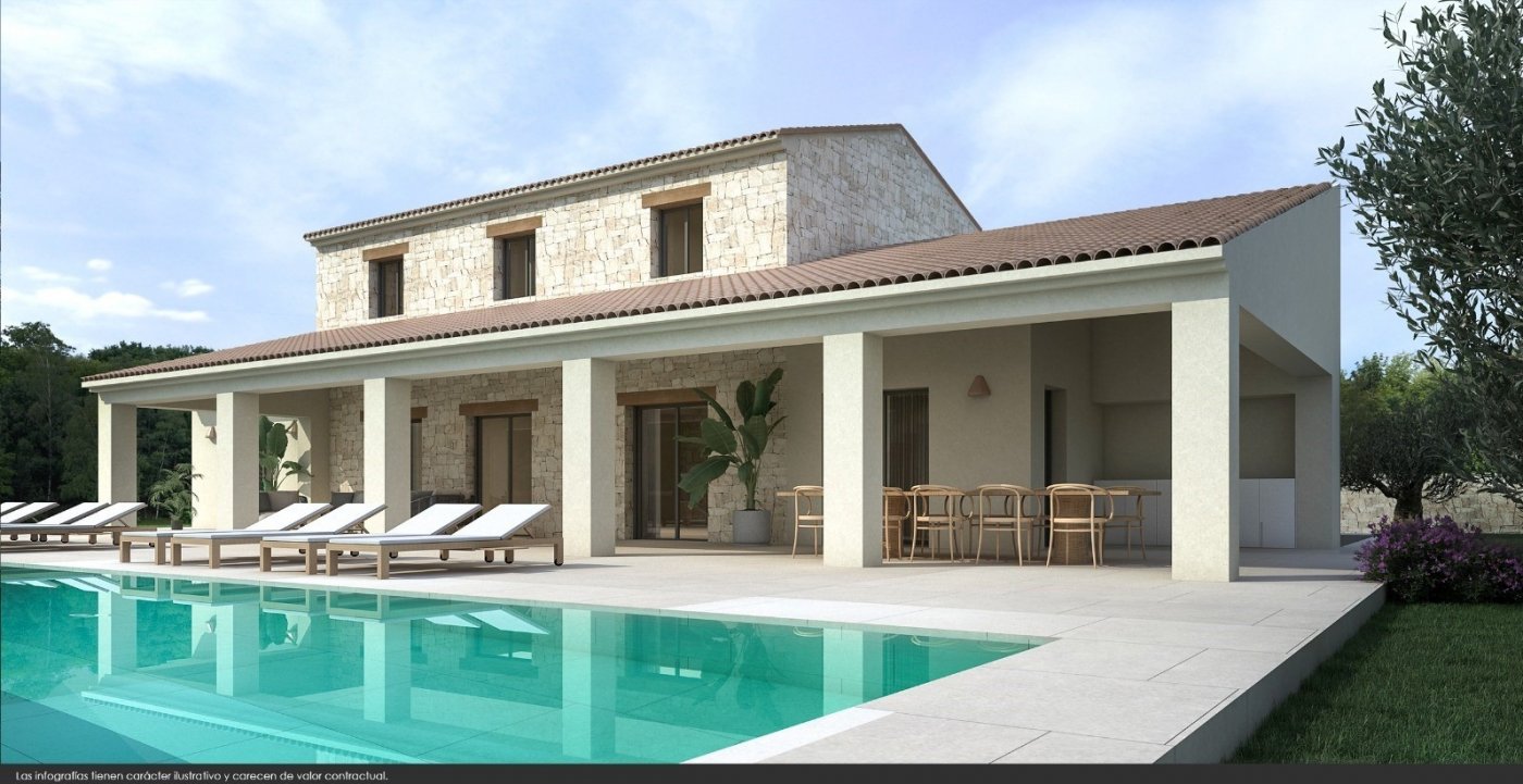 New Build - 4 Bedroom 4 Bathroom villa in Moraira_Teulada - Fustera - Alicante New Build - 4 Bedroom 4 Bathroom villa in Moraira_Teulada - Fustera - Alicante