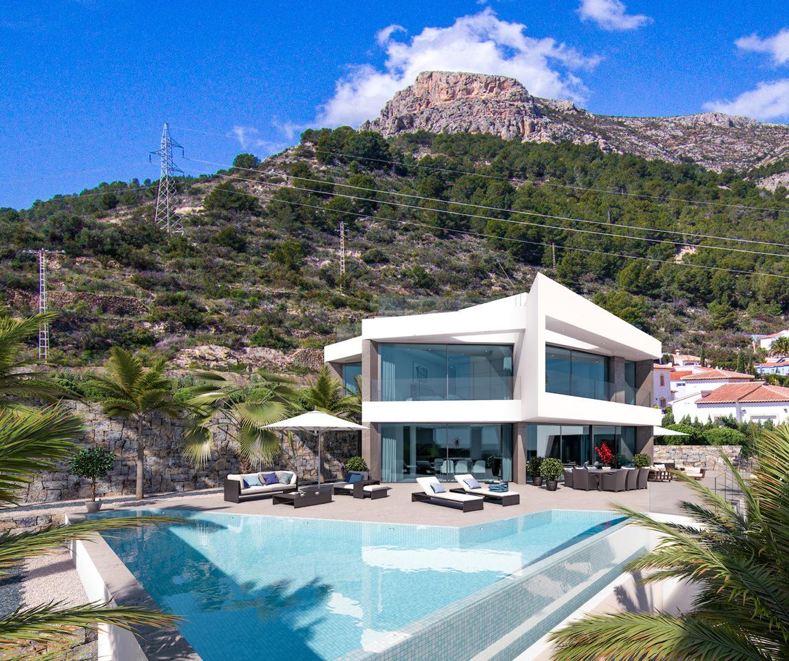 New Build - 4 Bedroom 6 Bathroom villa in Calpe - Cucarres - Alicante New Build - 4 Bedroom 6 Bathroom villa in Calpe - Cucarres - Alicante